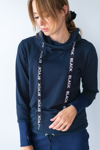 128 Sukienka dresowa MIRACLE-granatowy