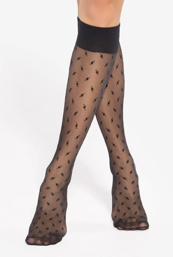 Trendy wz.18 Podkolanówki Damskie 20 den Gatta - nero