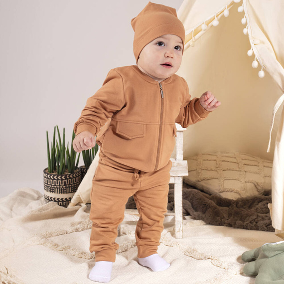 194277 Miki Spodnie dresowe Nicol -- karmelowy