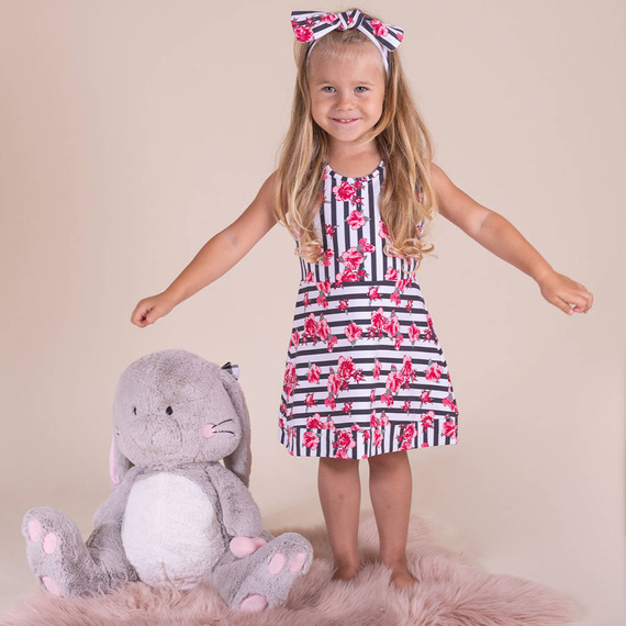 184321 Sukienka bawełniana "Nana" Nicol - paski