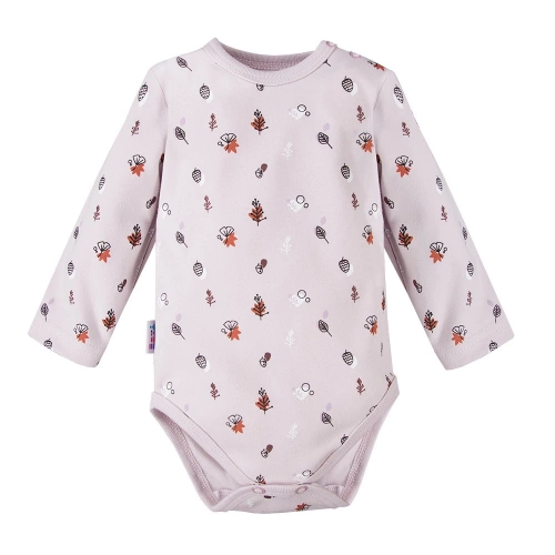 Adventure Dziewczęce Body z długim rękawem Ewa Klucze- fioletowe