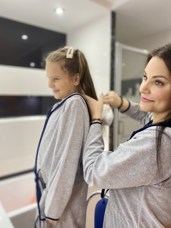 374 / 375  Desiree Szlafrok dziecięcy - szary