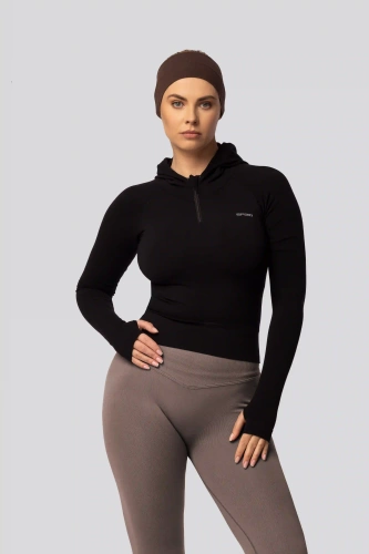 Legginsy push-up Spaio PRO modelujące kryjące wysoki stan taupe