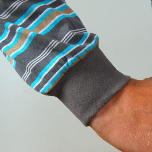 2509/23 Piżama Męska Sesto Senso - grafitowy