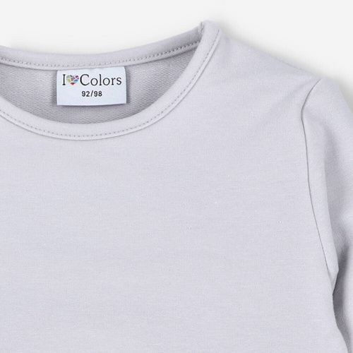 ILC-0017/JSZ Bluza dresowa I love Colors - szary