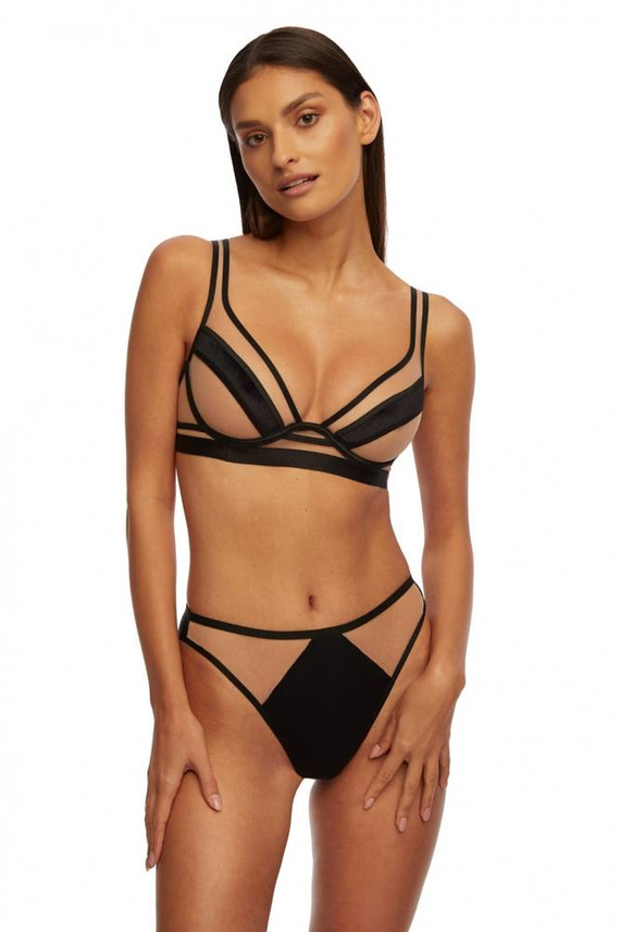 SC-932 Lou Biustonosz miękki  Kinga czarny