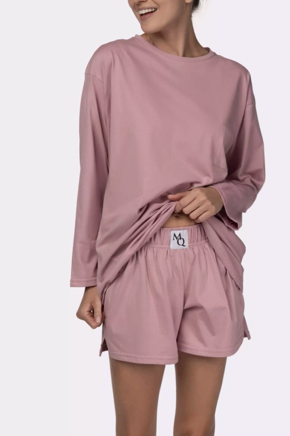 Joy longsleeve Piżama damska Mona pink