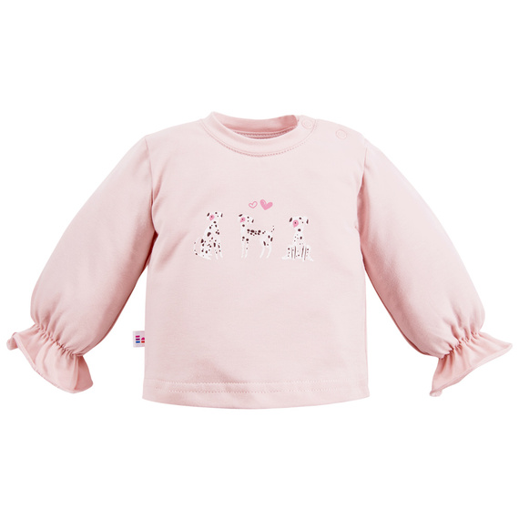 Dogs & Spots Bluzka dziewczęca Eevi- różowa