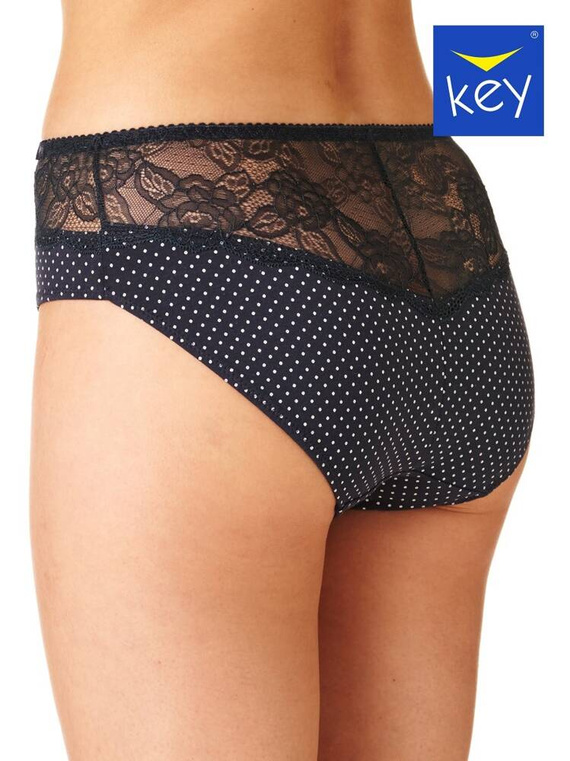 LPC 612 A'2 Figi damskie 2-pak Key grafitowy bordowy