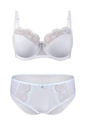 01080 Blanka Biustonosz półusztywniany semi-soft Mediolano biały