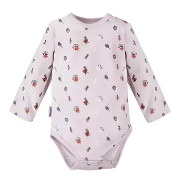 Adventure Dziewczęce Body z długim rękawem Ewa Klucze- fioletowe