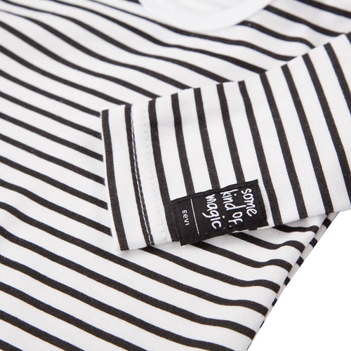 Magic Body z długim rękawem Eevi - białe paski