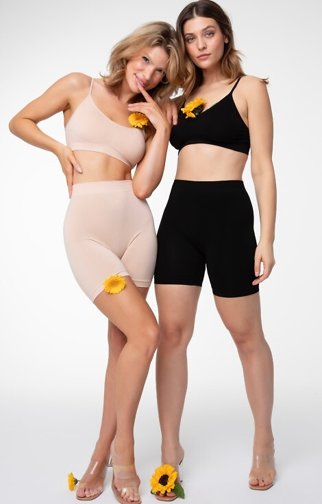 Bermuda Shorts Bamboo Figi Julimex - beżowe 