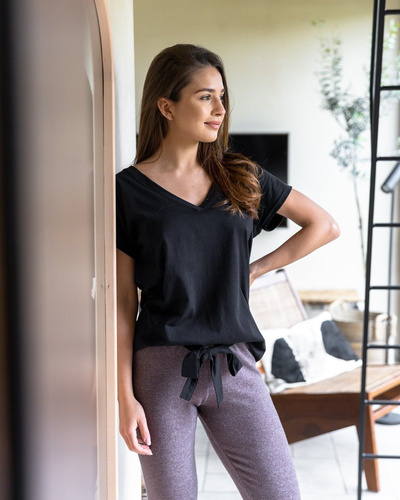 Sensis Sophie Brown Piżama damska - czarny