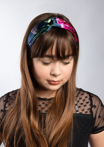 Opaska Flowers DKaren 03 biały