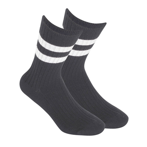 W84.08P wz.995 Skarpety damskie prążek bezuciskowe Wola black