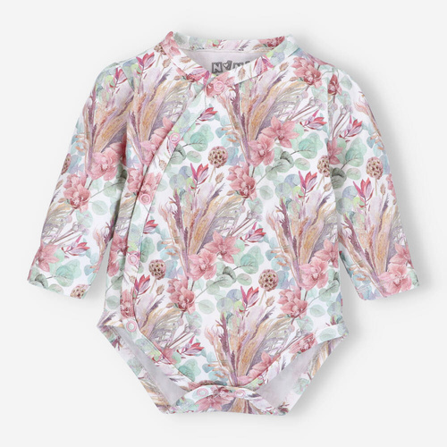 Magic Flowers Body z bawełny organicznej Nini 