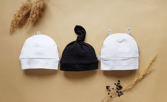 1615S Universal Czapka niemowlęca Marija - szary