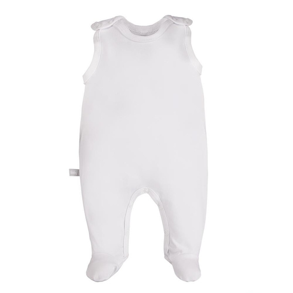 White Śpiochy niemowlęce gładkie Ewa Klucze- biały 