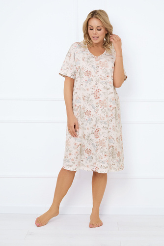 Ermida koszula damska z krótkim rękawem Italian Fashion - druk