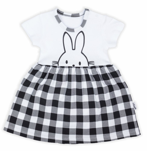 163373 Sukienka bawełniana "Bunny Kratka" Nicol