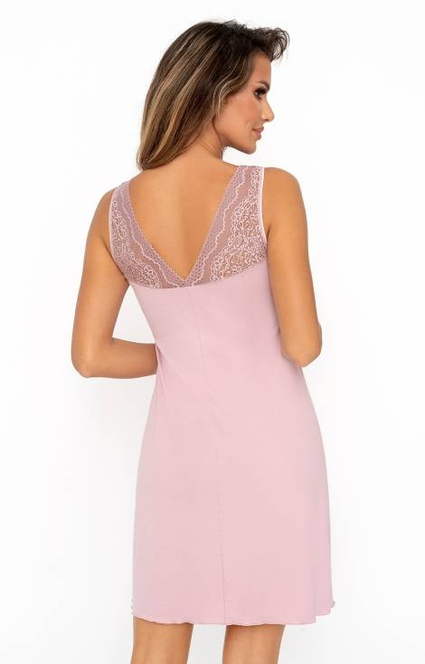 Celine II koszulka nocna Donna - pudrowy róż