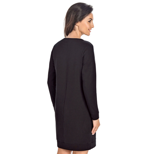 216105 Paula Sukienka z długim rękawem Teyli - czarny