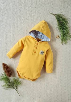 281K Jack Body z kapturkiem Marija - musztardowy