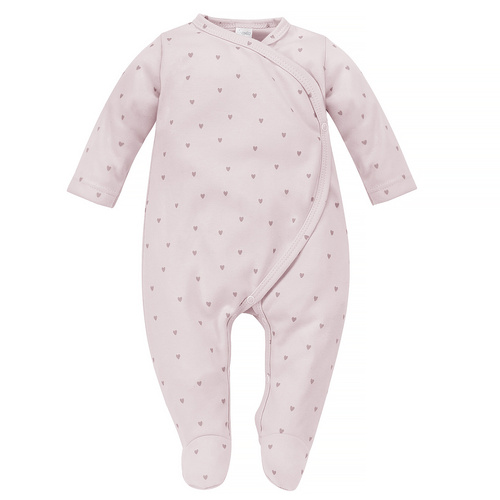 Hello Pajac niemowlęcy wiązany Pinokio - różowy