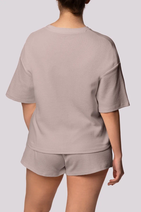 Cozy shortsleeve Piżama damska Mona różowy