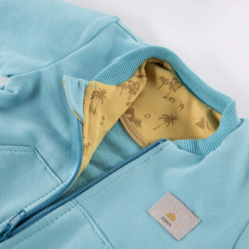 Sahara Bluza dresowa rozpinana Eevi- niebieski
