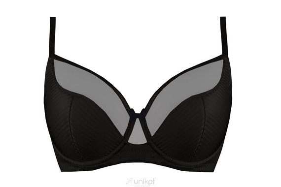 Fiona biustonosz semi soft półusztywniany Unikat czarny