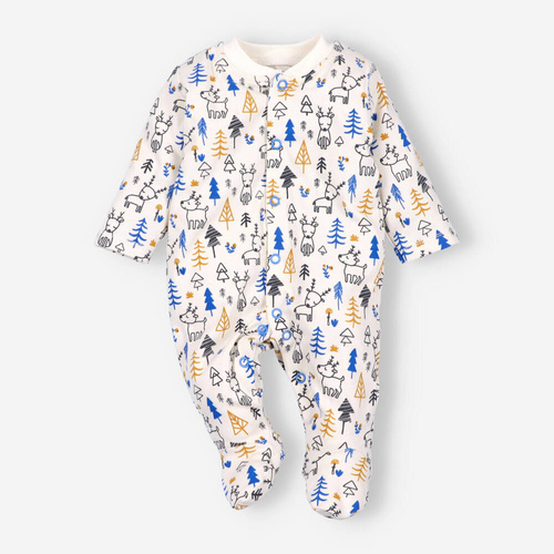 Jelonki Pajacyk z bawełny organicznej Nini druk