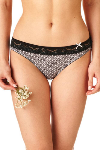 LPR 646 A'2 Figi damskie 2-pak Key czarny