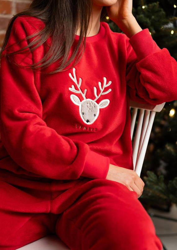 Sensis Harriet Piżama damska - czerwony