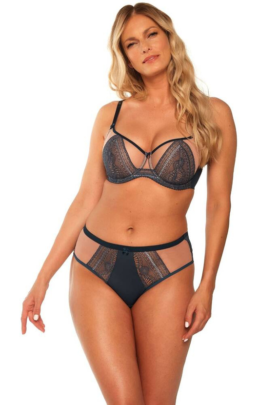 BS 1233 Antonina Biustonosz Miękki Gaia -granatowy