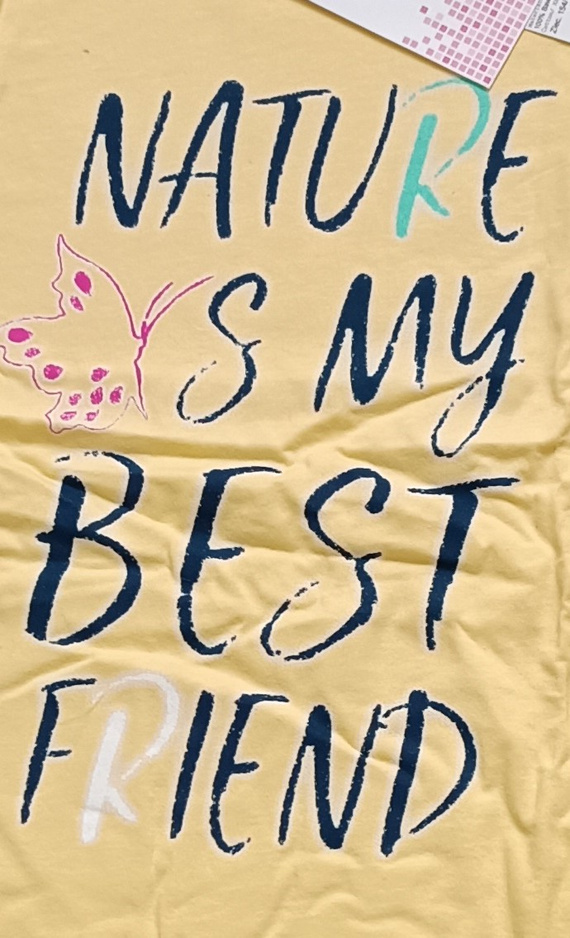 Mariposa Piżama dziewczęca Italian Fashion - żółty/granat