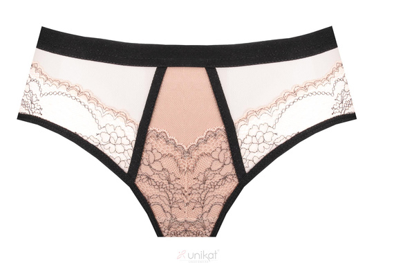 Atina Bokserki Unikat beżowe – elegancka bielizna damska, wygodne i kobiece