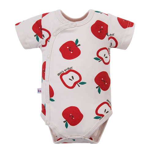 Body niemowlęce Eevi Snack Time krótki rękaw bawełna elastyczne