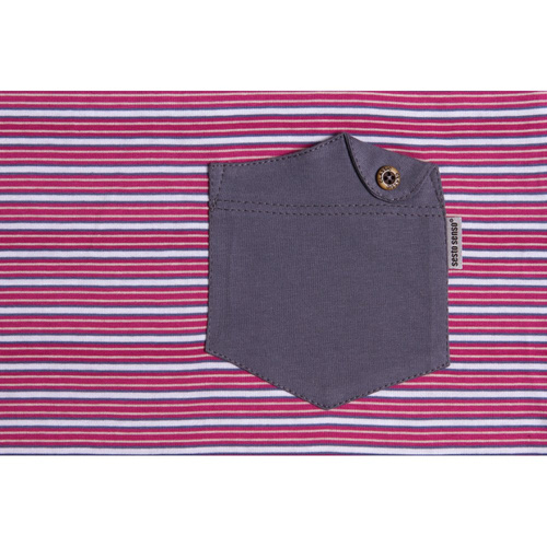 05 Piżama Męska w paski Sesto Senso - K67E