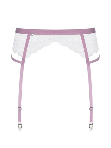 Lilyanne Pas do pończoch Obsessive - biały