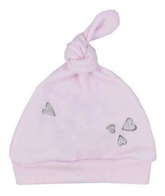 Foxy Czapka niemowlęca z węzełkiem Koala - róż