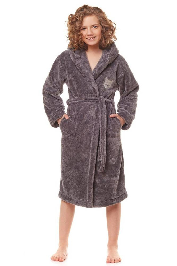 Lota Szlafrok dziecięcy z kapturem L&L - melange