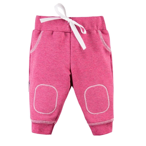 UNIQUE Spodnie dresowe z łatkami Ewa Klucze - granat 