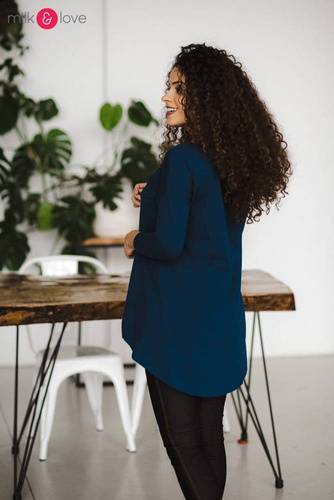 Mommy bluzka ciążowa i do karmienia Milk&Love poseidon