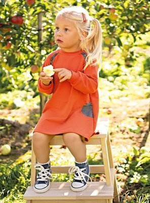 Adventure Tunika dresowa z długim rękawem Ewa Klucze- rudy