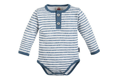 03226DRPP "BLUE SEA Body polo z długim rękawem Makoma paski