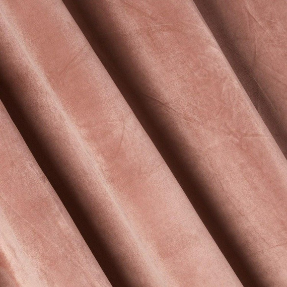 Zasłona gotowa zaciemniająca Vellis Eurofirany ciemny różowy