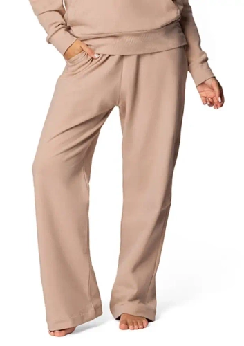 DK-K-B8 Spodnie dresowe Dkaren - beżowe