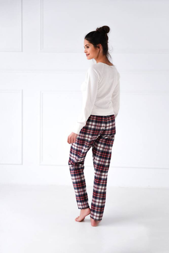 Mollie Piżama damska Sensis Interlock - śmietanowy